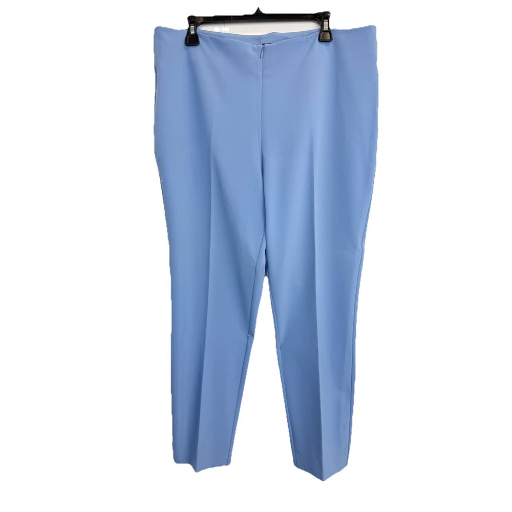 Estelle & Finn Womens Size 14 Tapered Ankle Pants 38X29 Blue Stretch Made in USA
